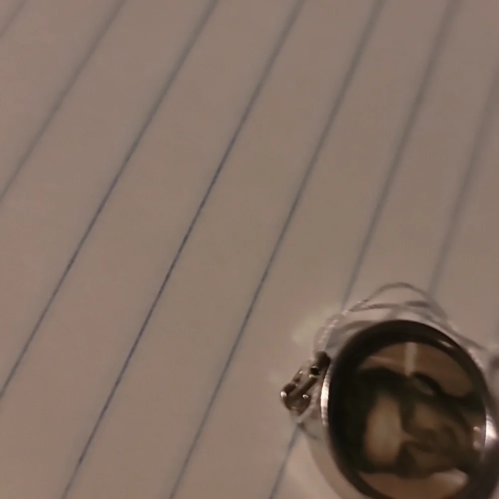 Vintage Sterling Silver Round Sliding Photo Locket Pendant – Keepsake - Picture 4 of 10